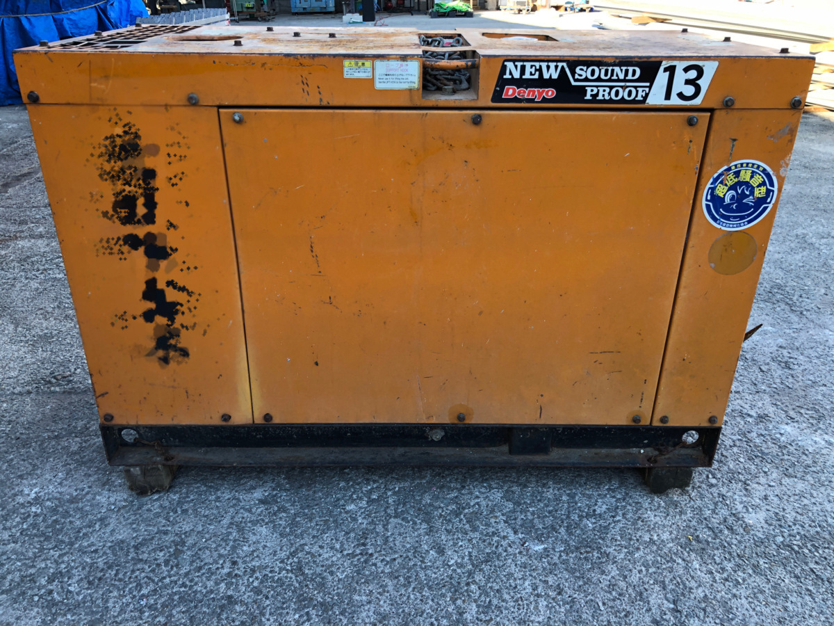 Denyo （デンヨー） 大型発電機 DCA-13SPYの買取価格を紹介