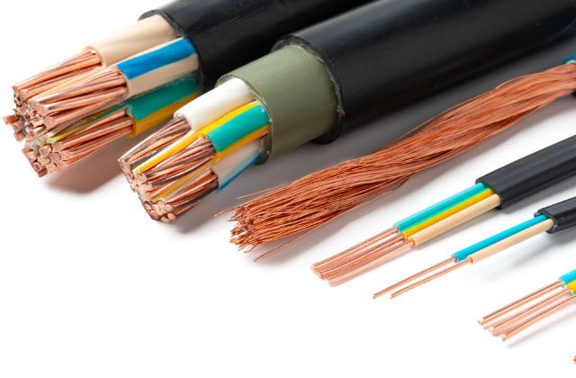 様々な種類の電線