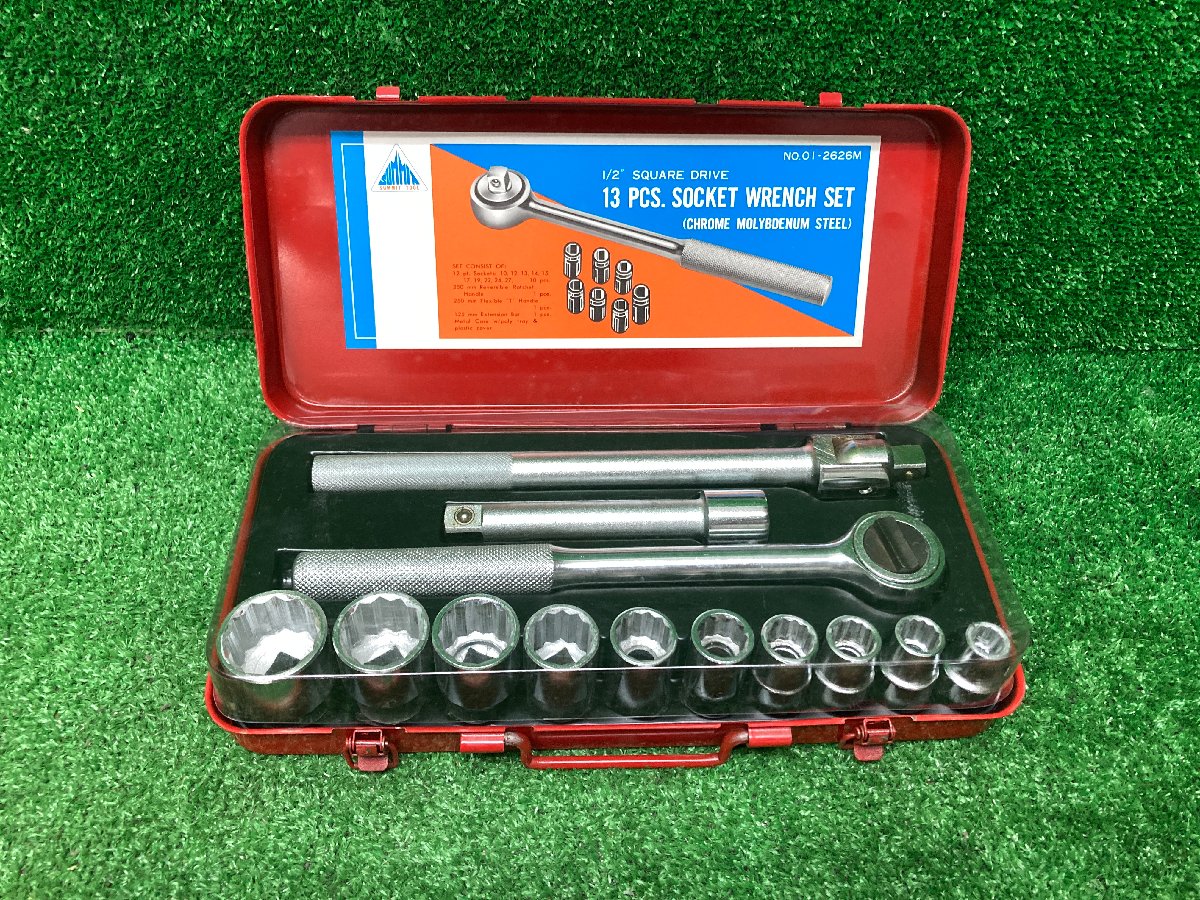REX / SUMMIT TOOL ソケットレンチセット 13PCS 1/2インチ 12.7mm NO.01-2626M