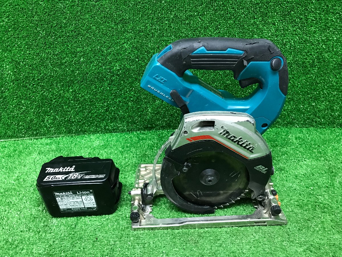 makita  125mm 充電式丸マルノコ HS474D 18V バッテリー付き