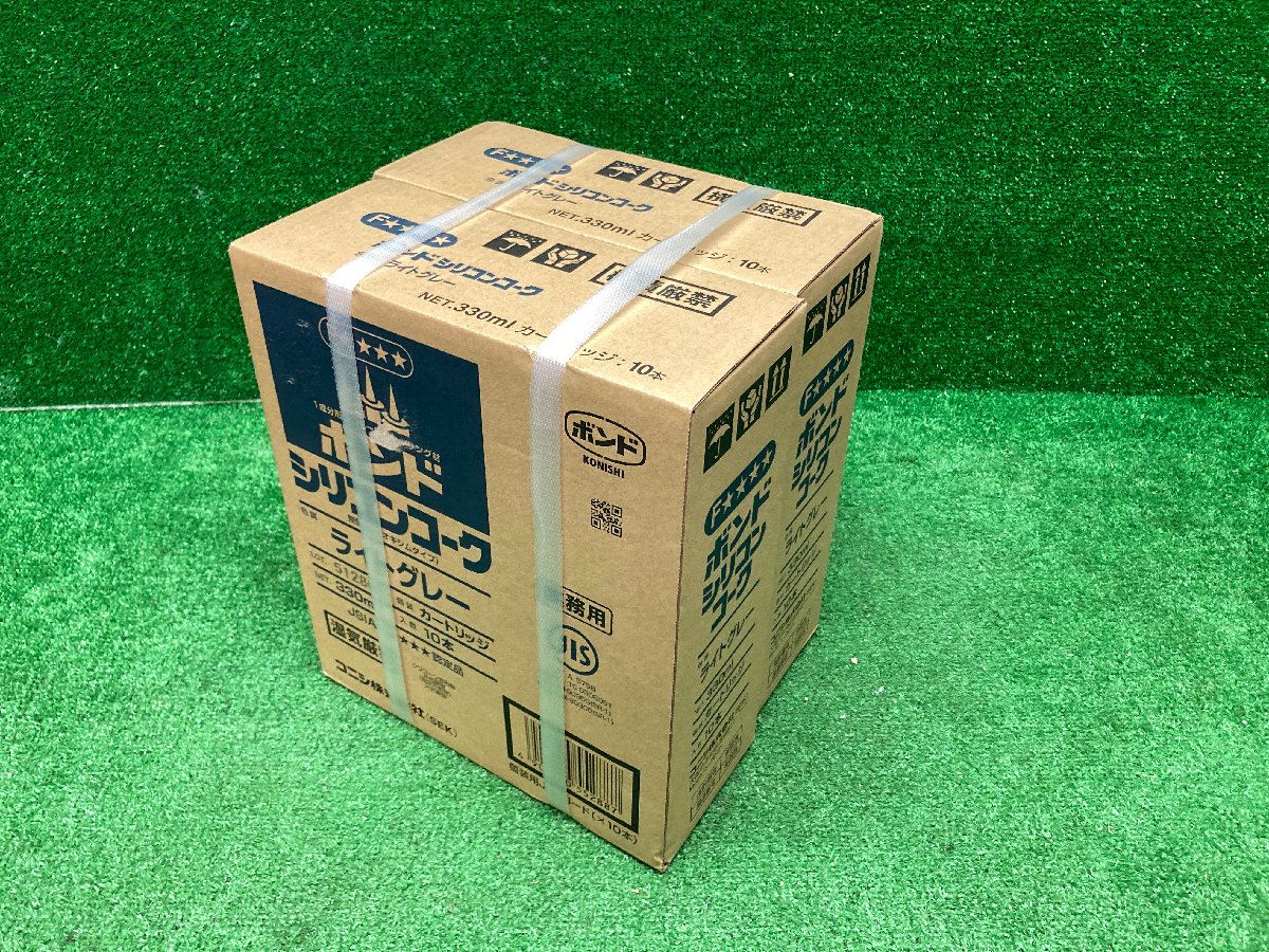 コニシ ボンド シリコンコーク 10本×2箱 ライトグレー カートリッジ 330ml