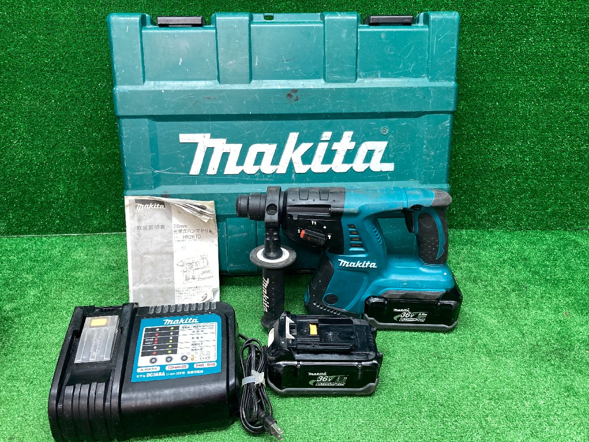 マキタ 26mm 充電式ハンマドリル HR261D