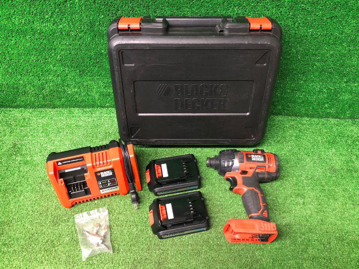 BLACK&DECKER コードレスインパクトドライバー EXl18